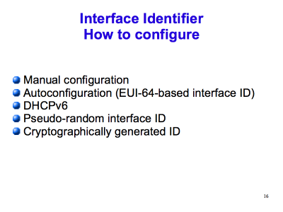 [ Interface Identifier - How to configure (Slide 16) ]
