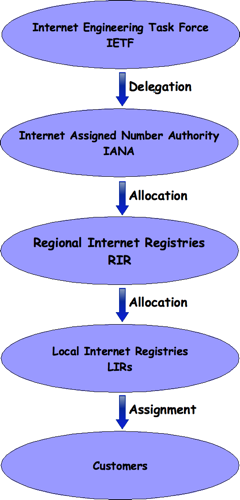 IPv4 allocation process